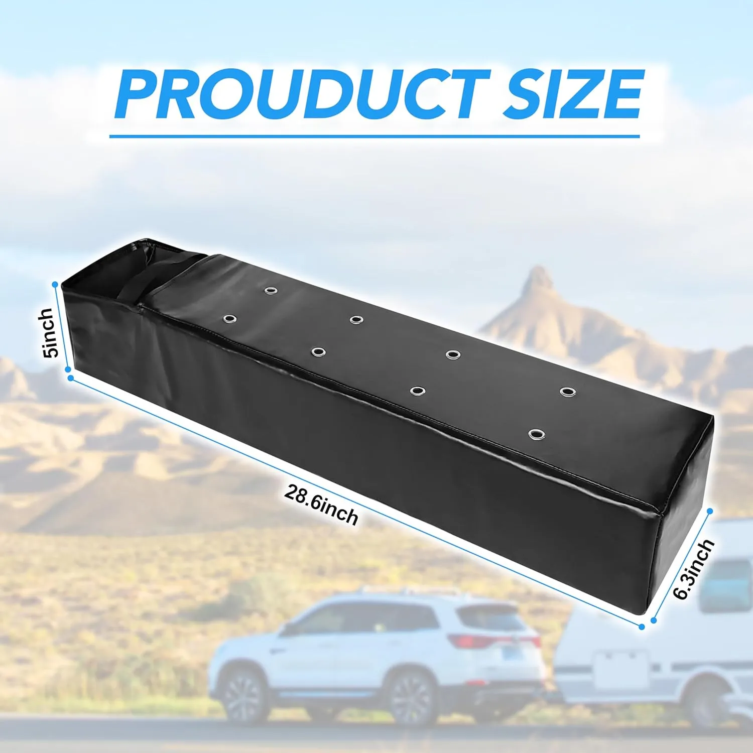 BX88309 Tow Bar Cover Storage Bag Compatible with Blue Ox or Ascent Tow Bars.