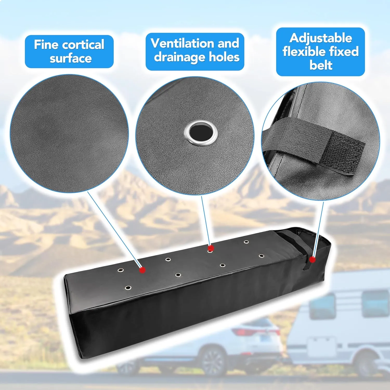 BX88309 Tow Bar Cover Storage Bag Compatible with Blue Ox or Ascent Tow Bars.