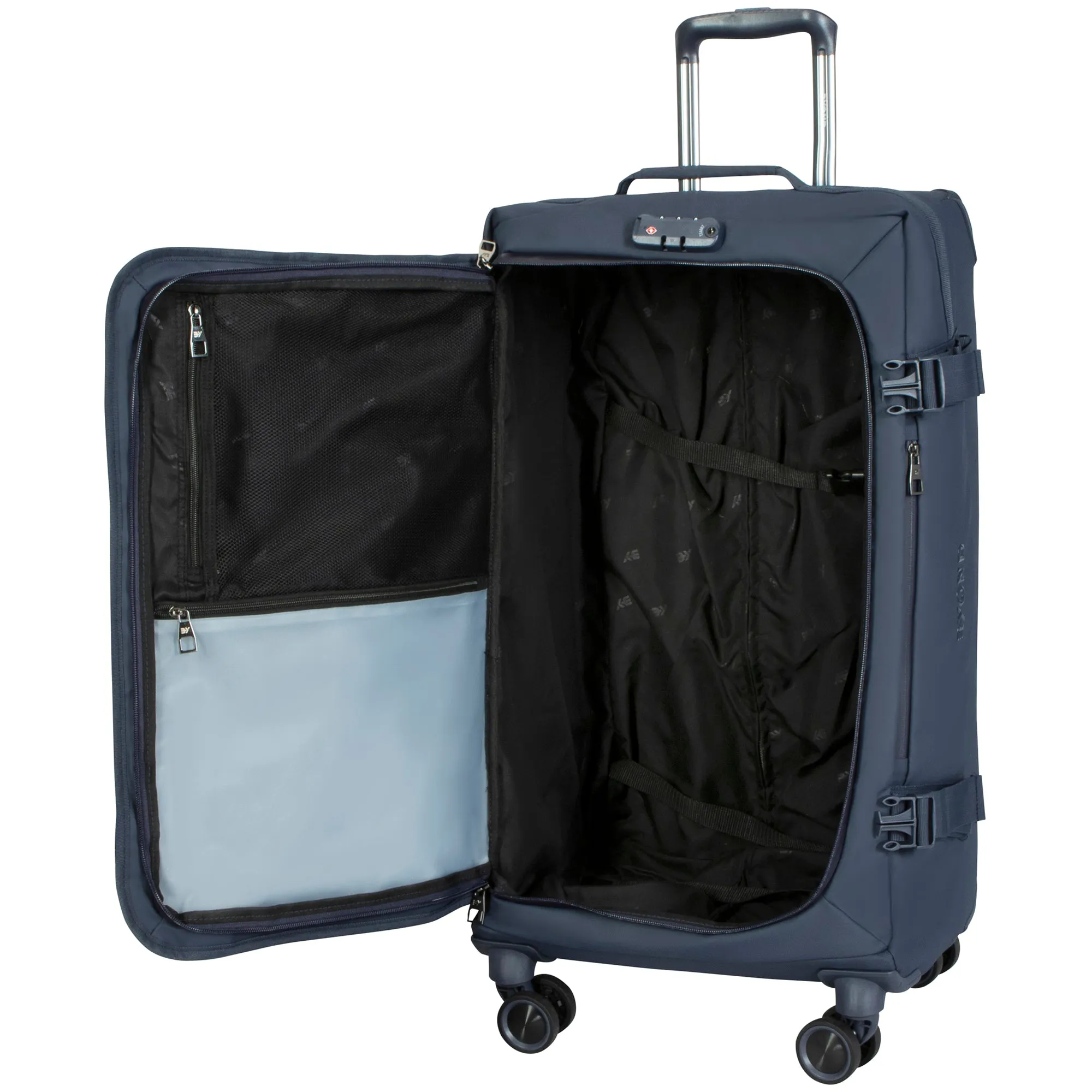 Byond Xplorer Water-Resistant 4 Wheel Trolley Duffel Bag Small