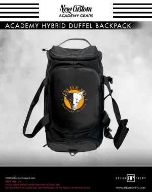 Cadejo BJJ Academy Hybrid Duffel Backpack #780 A