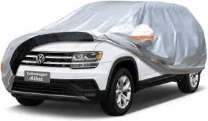 Car Cover Custom Fit Volkswagen Atlas (2017-2025) Waterproof for Automobiles, Oxford Sun Rain Dust Snow Protection (Ships from US Warehouse, Delivery 3-8 Days)