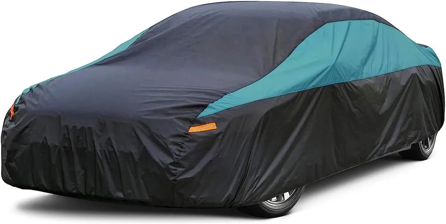 Car Cover for Automobiles Waterproof All Weather, Universal Fit Chevrolet Camaro, Audi A4/A5, Toyota Camry Solara, Lexus IS350, Mercedes-Benz C-Class, Volkswagen Passat, Nissan GT-R etc.
