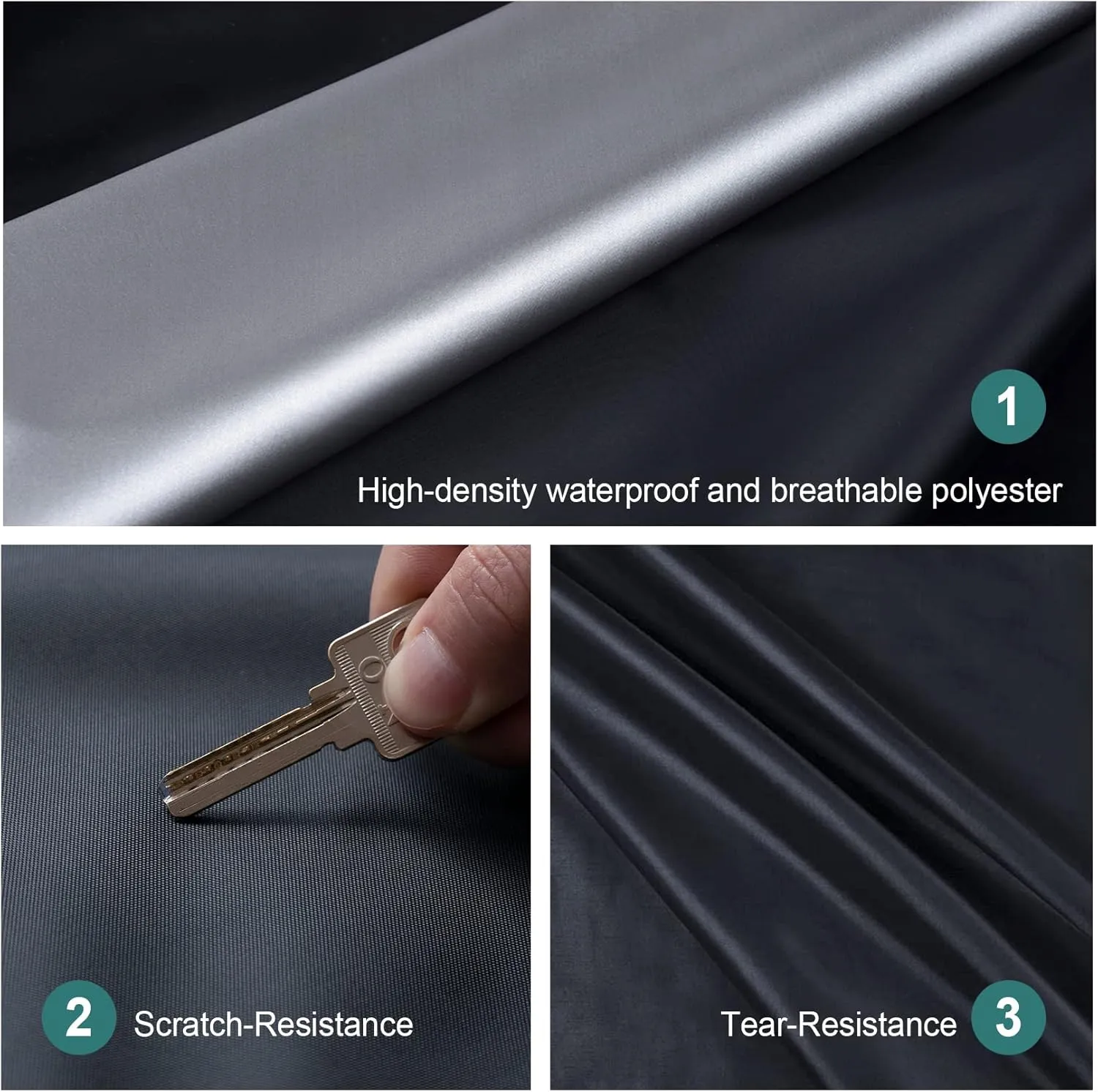 Car Cover for Automobiles Waterproof All Weather, Universal Fit Chevrolet Camaro, Audi A4/A5, Toyota Camry Solara, Lexus IS350, Mercedes-Benz C-Class, Volkswagen Passat, Nissan GT-R etc.