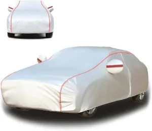 Car Cover for Daimler Double Six Sovereign SP XJ Series,Full Car Covers All Weather Outdoor Cover Four-Season Protection Strips Car Tarpaulin Exterior Accessories,F