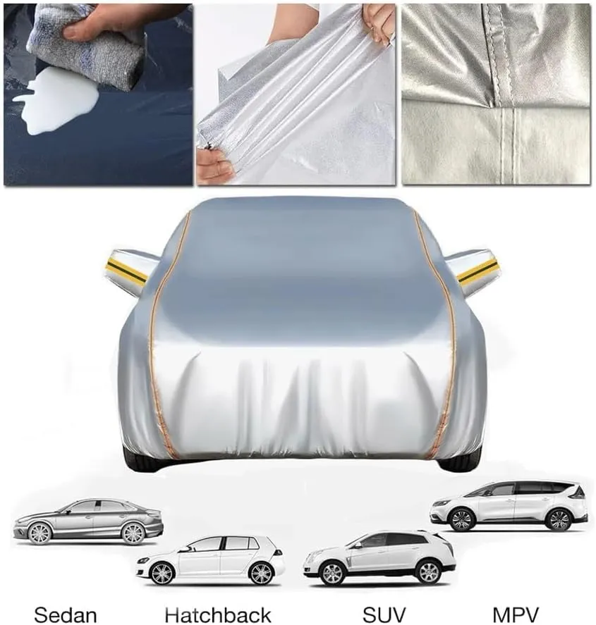 Car Cover for Daimler Double Six Sovereign SP XJ Series,Full Car Covers Four Season Protection All Weather Outdoor Cover Full Wrap Car Coats Exterior Accessories,D