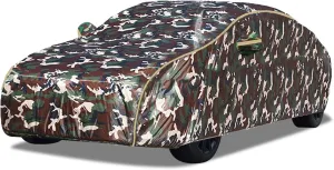 Car Cover for DeTomaso Pantera 1985-1991, Summer Waterproof Sun Breathable car Tarpaulin with Zipper car Protective Cover Durable Garage Outdoor Full Cover