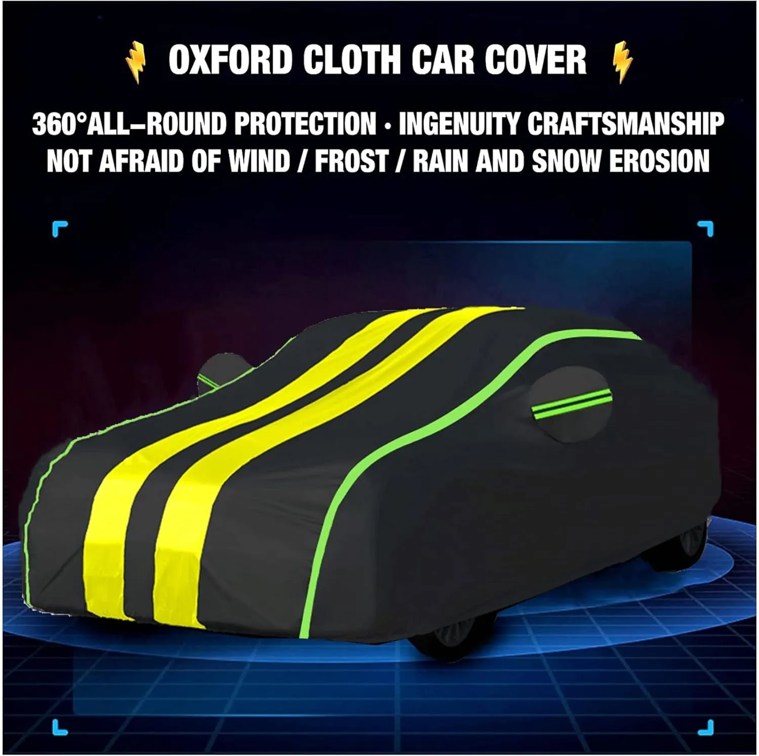 Car Cover For Ligier JS50 | Waterproof Car Cover | Car Cover Outdoor Replacement | Breathable Windproof Full Cover for Car Snow Rain Dust Sun Protection Winter Summer Waterproof Car Covers ( Color : B
