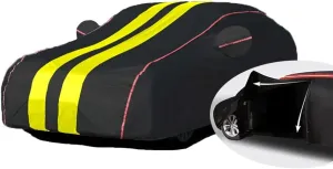Car Cover For Ligier JS50 | Waterproof Car Cover | Car Cover Outdoor Replacement | Breathable Windproof Full Cover for Car Snow Rain Dust Sun Protection Winter Summer Waterproof Car Covers ( Color : B