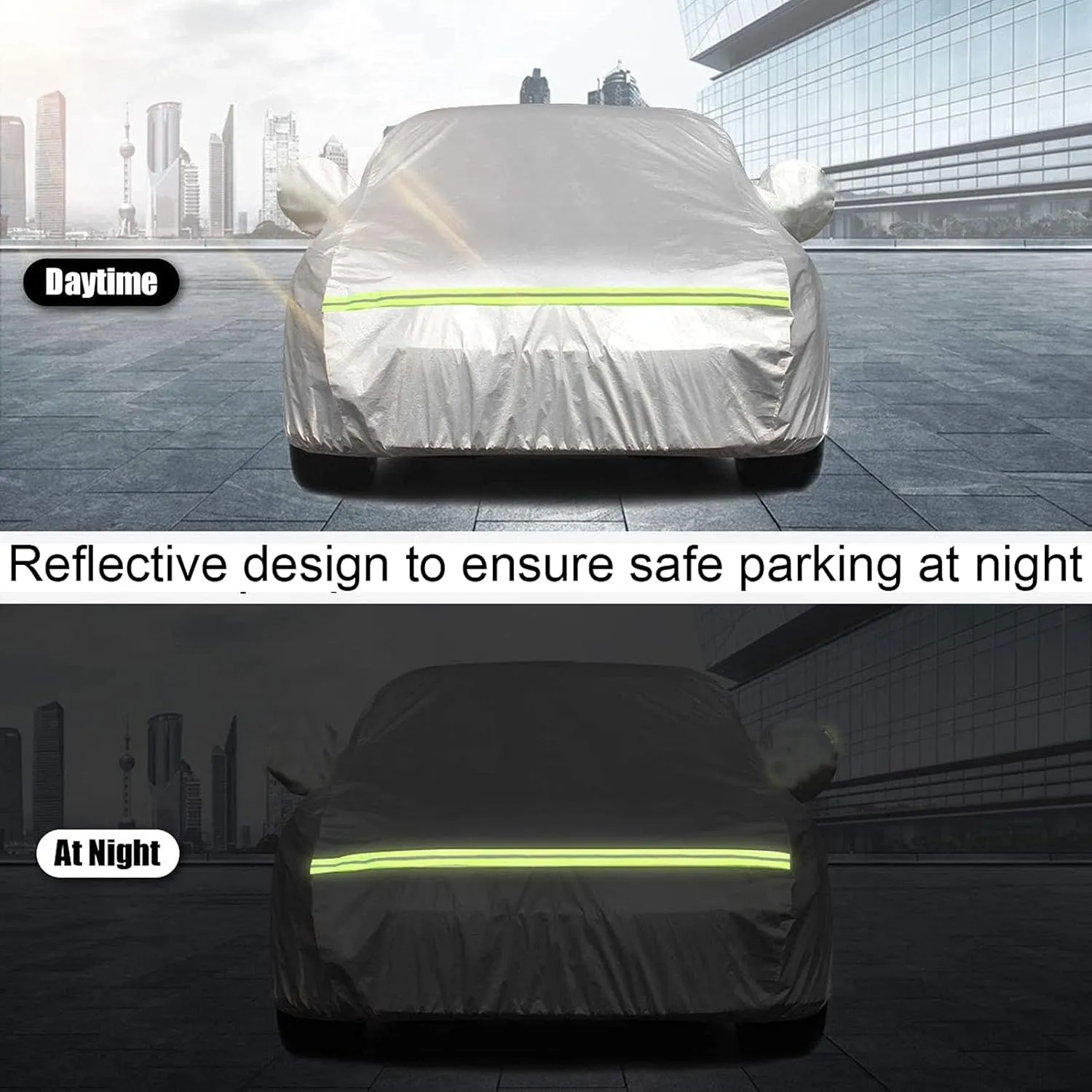 Car Cover is waterproof all-weather, wind, snow, ultraviolet rays, bird droppings, not easy to break, safe parking at night, compatible with Daimler V8-250 Xj Series Xj12 ( Color : A , Size : Xj12 )