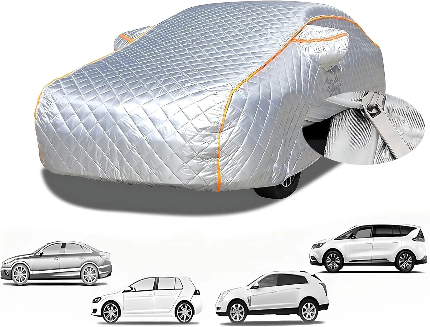 Car Cover Waterproof All Weather Made for Ligier JS50, Car Cover Waterproof Sun Rain Snow All Weather, Outdoor Hail Protection Cover xfbbm1446