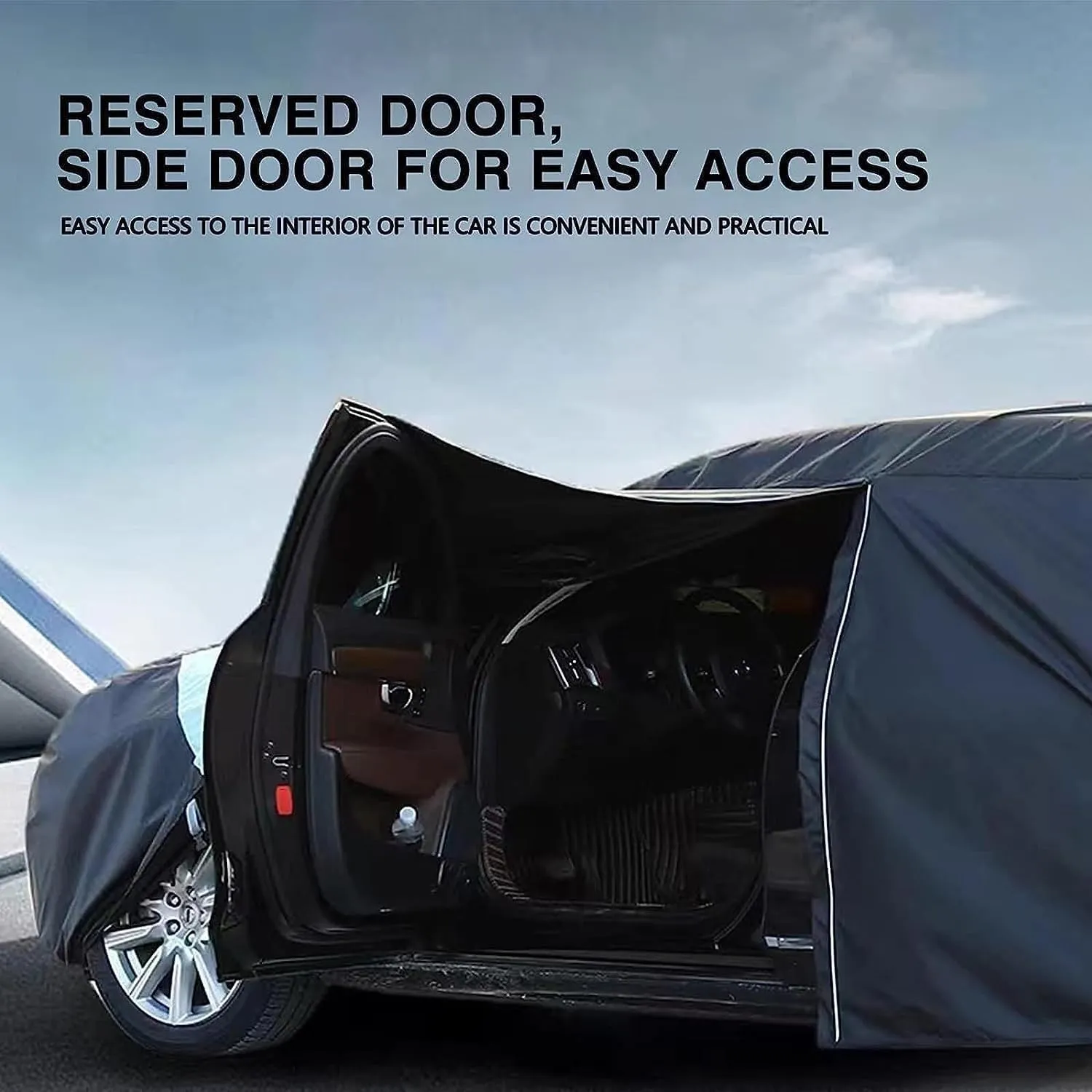 Car Cover Waterproof Compatible with Ligier DUE Hatchback 2013 Outdoor Car Covers All Weather Waterproof Breathable Large Car Cover with Zipper,Custom Full Car Cover,for Snow Rain Dust Protection ( Co