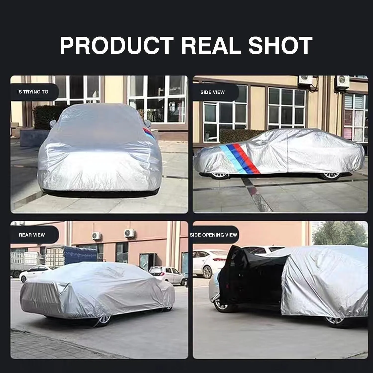 Car Cover Waterproof Compatible with Ligier DUE Hatchback 2013 Outdoor Car Covers All Weather Waterproof Breathable Large Car Cover with Zipper,Custom Full Car Cover,for Snow Rain Dust Protection ( Co