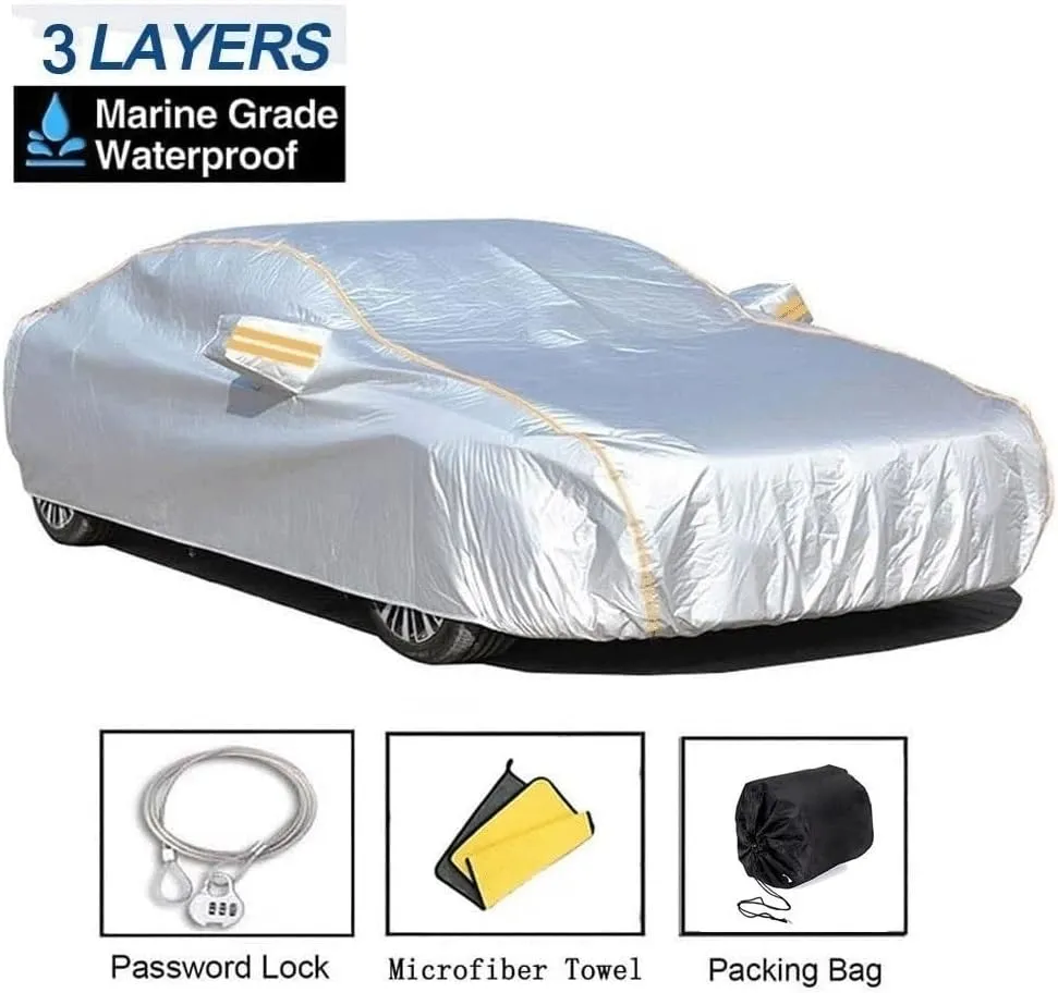 Car Cover Waterproof for Alfa Romeo Tonale 2022-2023,Outdoor All Weather Car Cover Rain Snow Resistant Tear-Resistant Anti UV,Scratch Resistant Dustproof Durable Full Exterior Covers,with Storage Bag