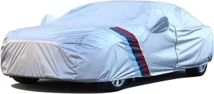 Car Cover Waterproof for Ligier JS50 Hatchback (2013-2018), Outdoor Car Covers Waterproof Breathable Large Car Cover with Zipper, Custom Full Car Cover Dustproof Scratchproof Sun-Resistant (Color : S