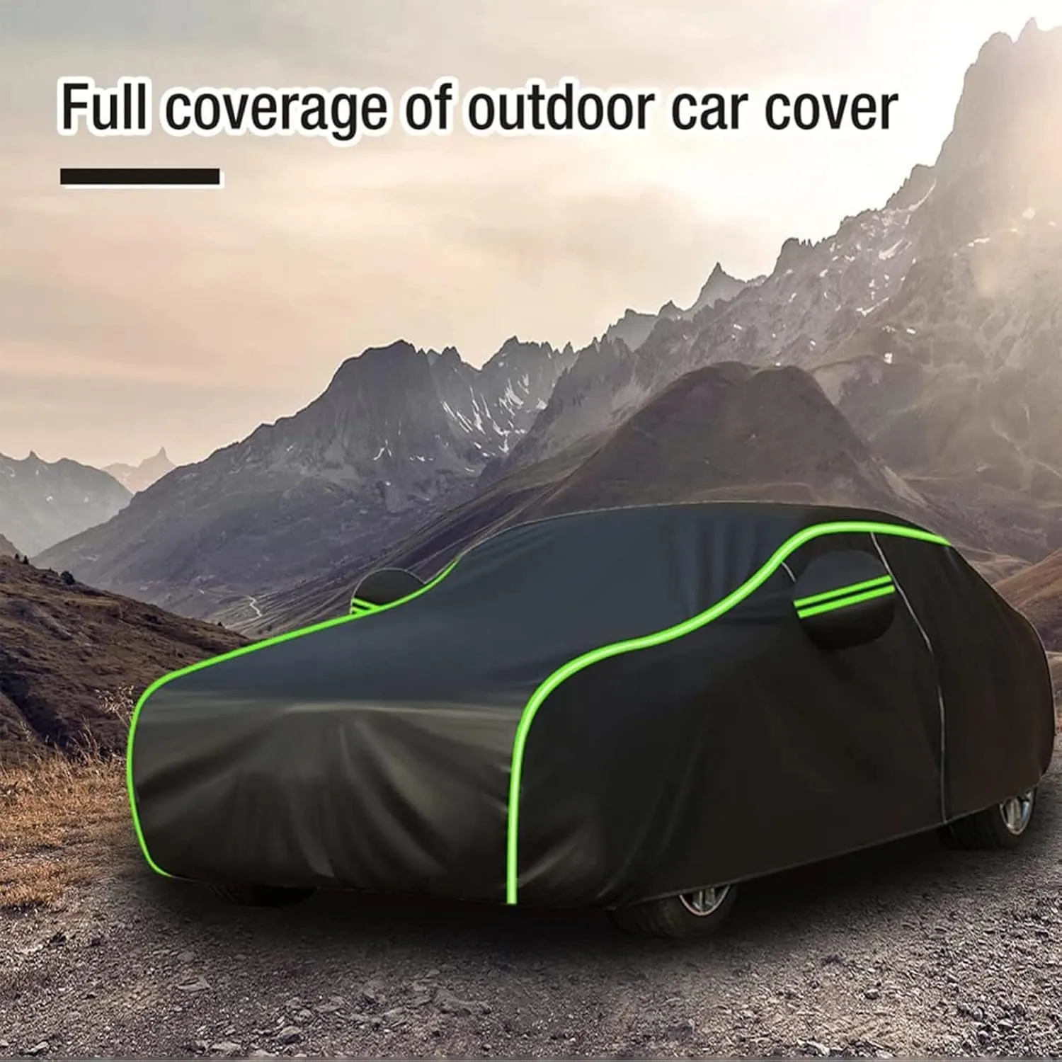 Car Cover Waterproof for Ligier JS50 Hatchback (2013-2018), Outdoor Car Covers Waterproof Breathable Large Car Cover with Zipper, Custom Full Car Cover Dustproof Scratchproof Sun-Resistant(Color:1,Siz