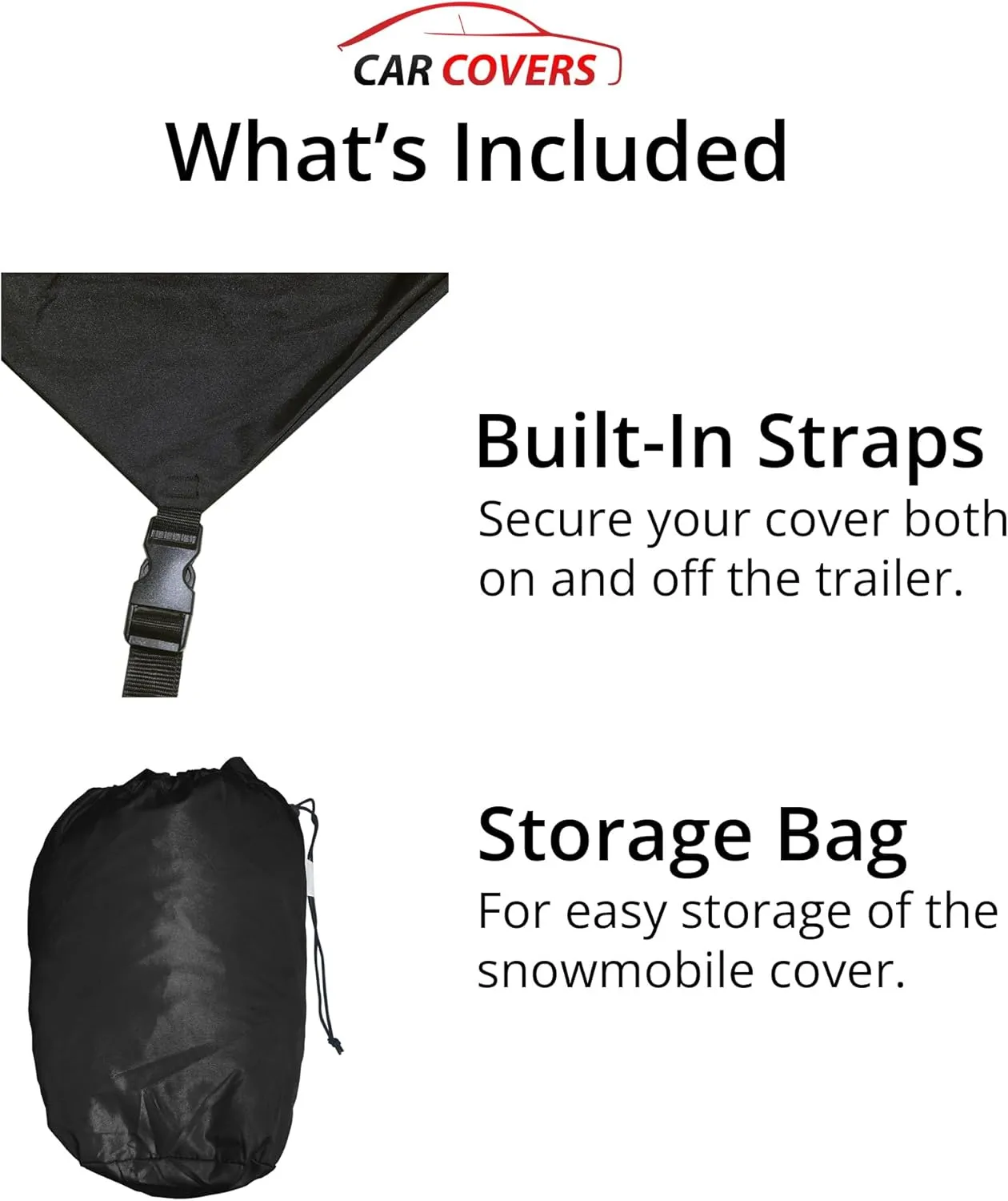 Car Covers Weatherproof Max Snowmobile Cover & Warranty Compatible with 2021-2024 Lynx Shredder Re 850 E-tec 146 – Includes Storage Bag, Snowmobile Gear & Protection Accessories