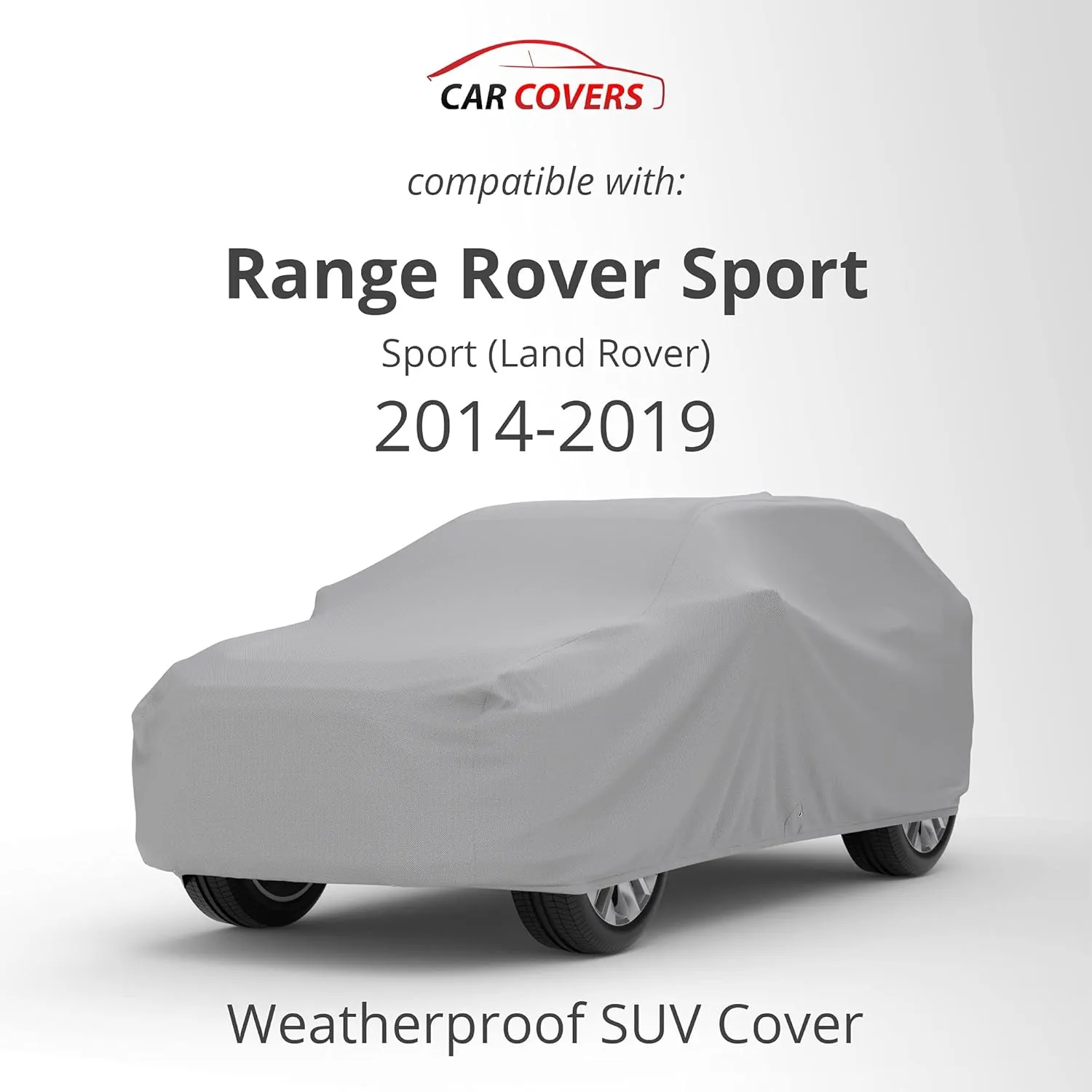 Car Covers Weatherproof Max SUV Cover & Warranty Compatible with Range Rover 2014-2019 Sport Land Rover- Outdoor Cover Theft Cable Lock SUV Accessories Better Than Waterproof