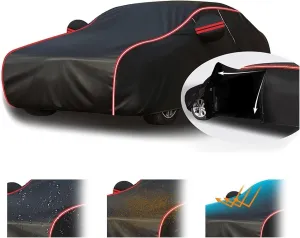 car Waterproof Cover for Peugeot 2008 2013-2023,Dustproof and Breathable car Waterproof Cover with Storage Bag Four-Wheel Alignment Rope