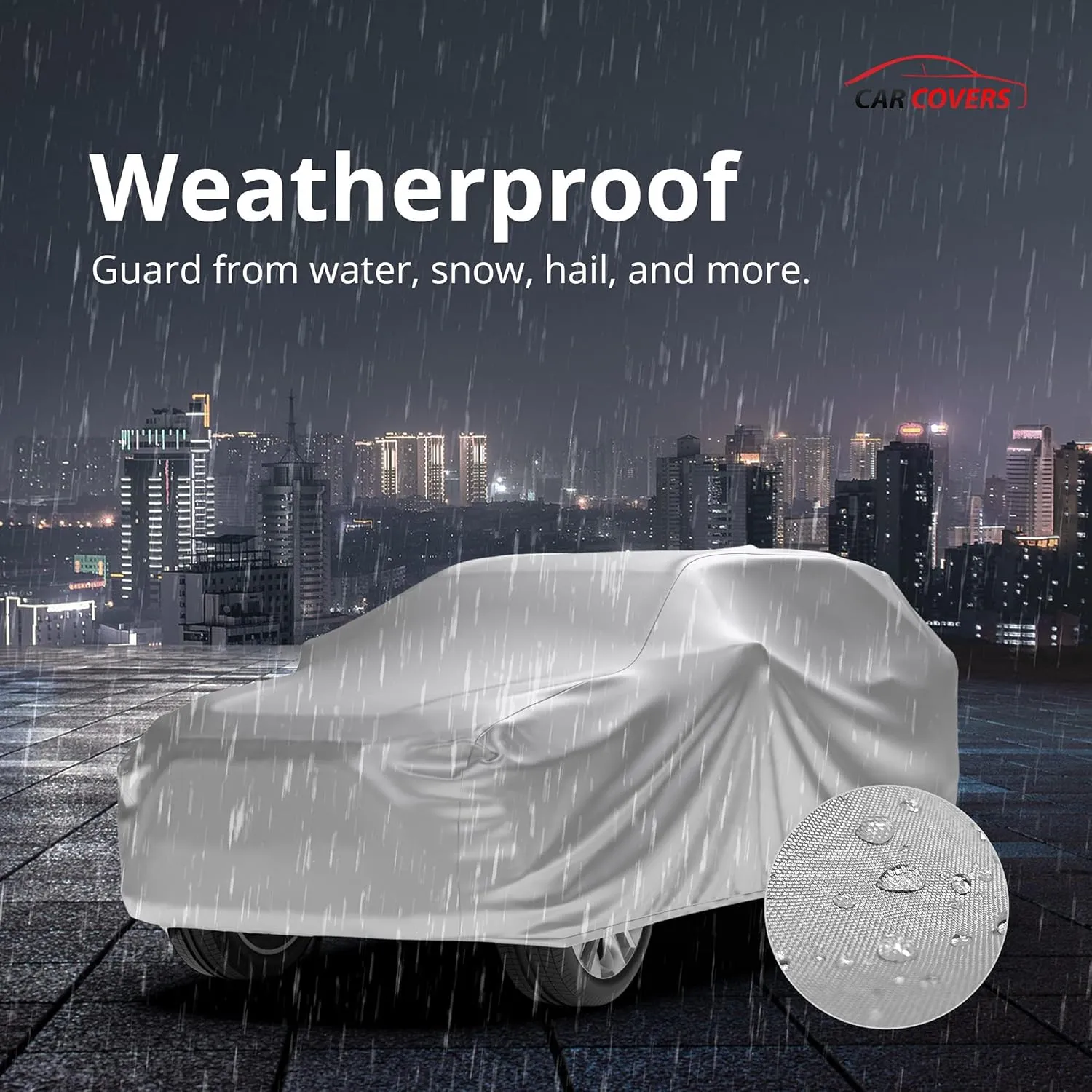 CarCovers Weatherproof SUV Cover & Warranty Compatible with Toyota 1998-2019 Land Cruiser - Outdoor Cover Theft Cable Lock SUV Accessories Better Than Waterproof