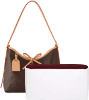 Carryall PM Tote Bag Organizer Insert, Lightweight Portable Dupontpaper Purse Organizer Insert Compatible with Lv Carryall, Purse Inner for Luxury Handbag & Tote Shaper(PM, White)
