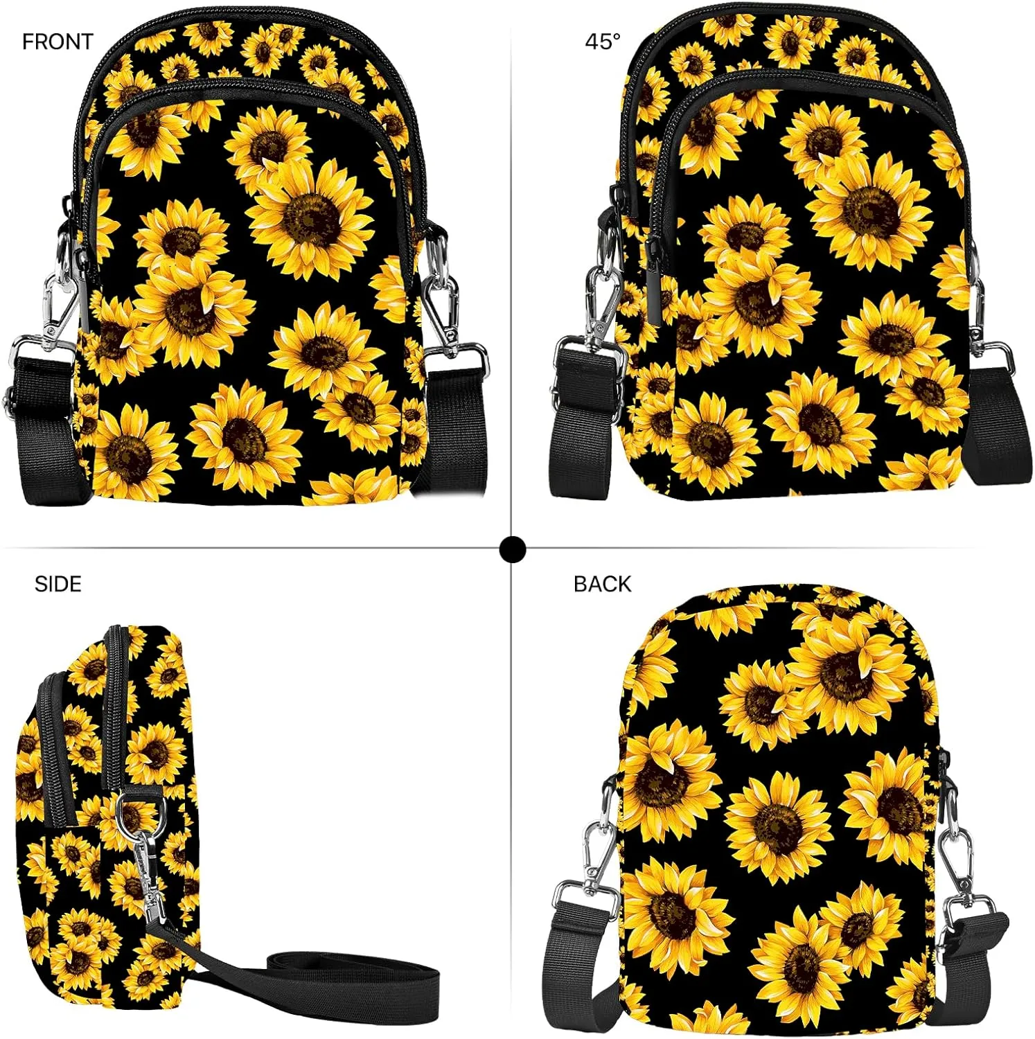 Cell Phone Purse Women Crossbody Bag Sling Bag with Adjustable Strap Waterproof Travel Casual Shoulder Bag