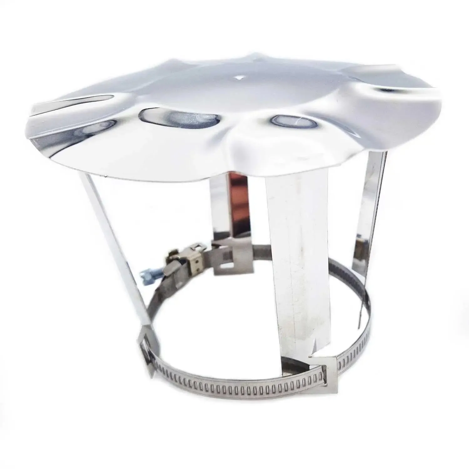 Chimney Cap Rain Pot Cover 140-180mm Adjustable Stainless Steel
