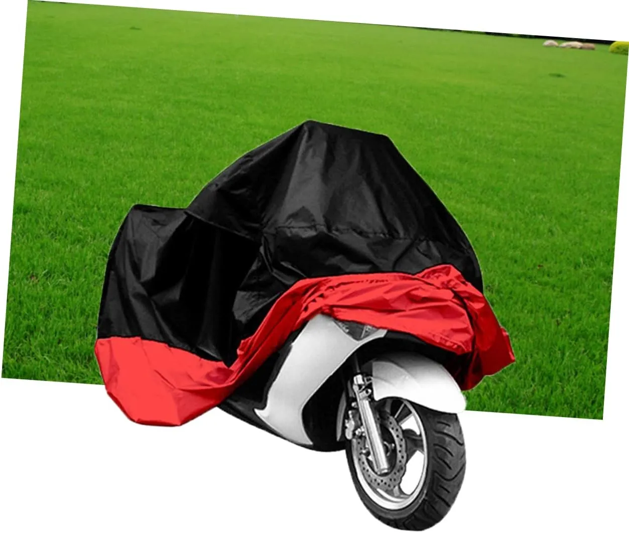 Ciieeo Motorcycle Cover Weatherproof Waterproof Sun Block Rainproof Elastic Bottom Size XL