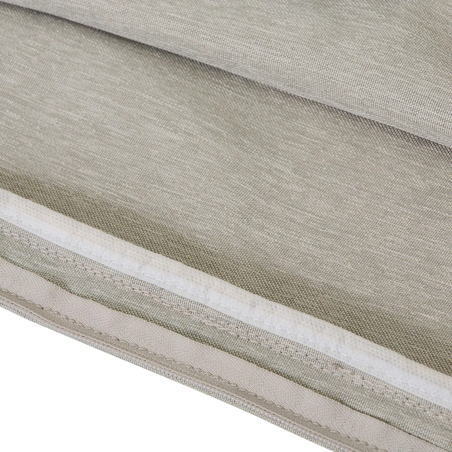 Classic Accessories Montlake FadeSafe Water-Resistant Patio Lounge Back Cushion Cover, 21 x 15 x 4 Inch, Heather Grey, Patio Furniture Cushion Covers