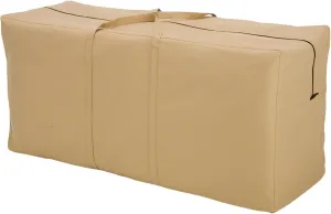 Classic Accessories Terrazzo Water-Resistant 45.5 Inch Patio Cushion and Cover Storage Bag,, Patio Furniture Covers
