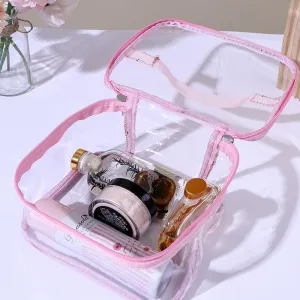Classic Transparent Hand Storage Wash Cosmetics Bags