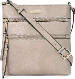 CLUCI Crossbody Purses for Women, Medium Size Zipper Pocket Adjustable Strap, Soft Leather Women's Shoulder Handbags
