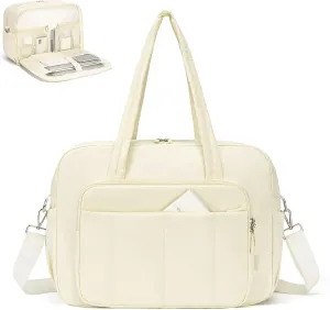 CLUCI Duffle Bag for Travel,Carry on Bag Travel Bags for Women Puffer Tote Bag Small Duffel Bag Overnight Weekender Bags Gym Bag,Carry On Luggage Bags with Laptop Compartment
