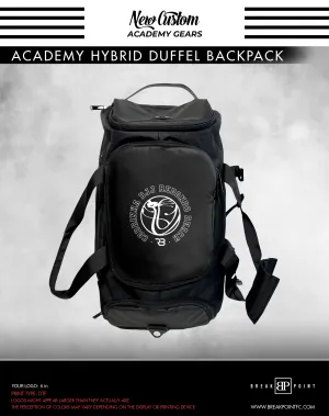 Cobrinha BJJ Redondo Beach Academy Hybrid Duffel Backpack #1403