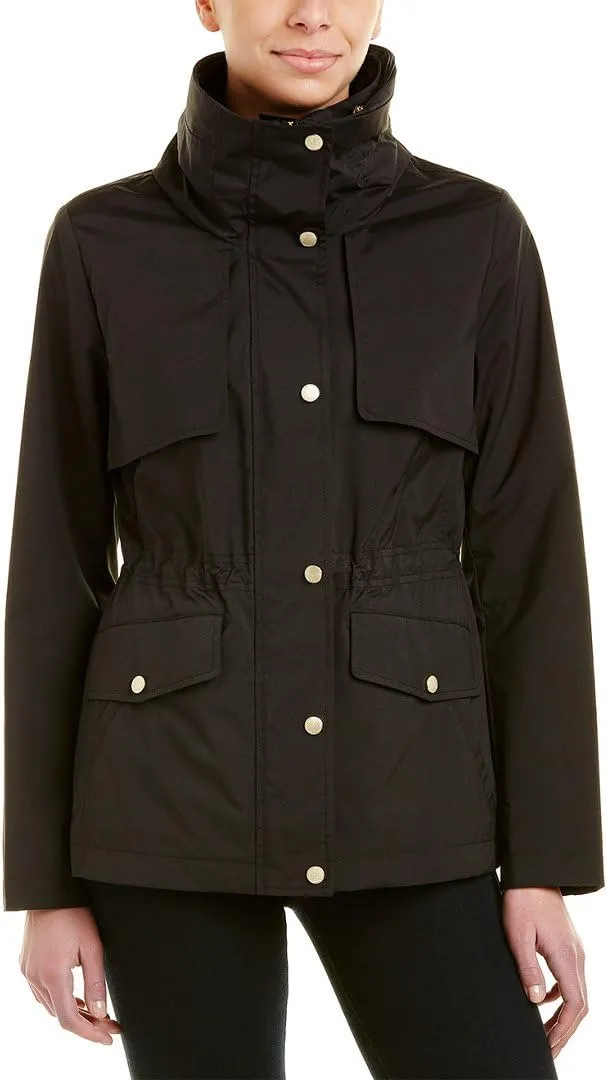 Cole Haan Women's Short Packable Rain Jacket