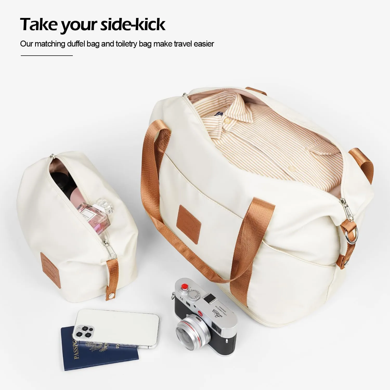 Coolife Luggage Set 3 Piece Luggage Set Carry On Suitcase Hardside Luggage with TSA Lock Spinner Wheels(White, 3 piece set (DB/TB/20))