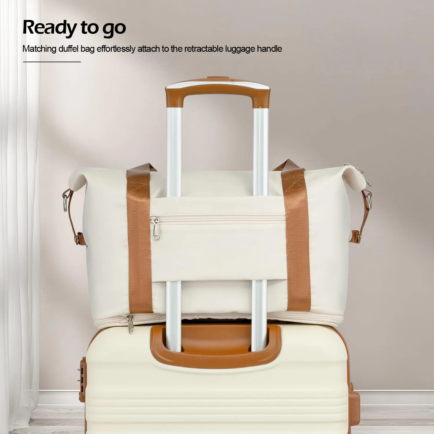 Coolife Luggage Set 3 Piece Luggage Set Carry On Suitcase Hardside Luggage with TSA Lock Spinner Wheels(White, 3 piece set (DB/TB/20))