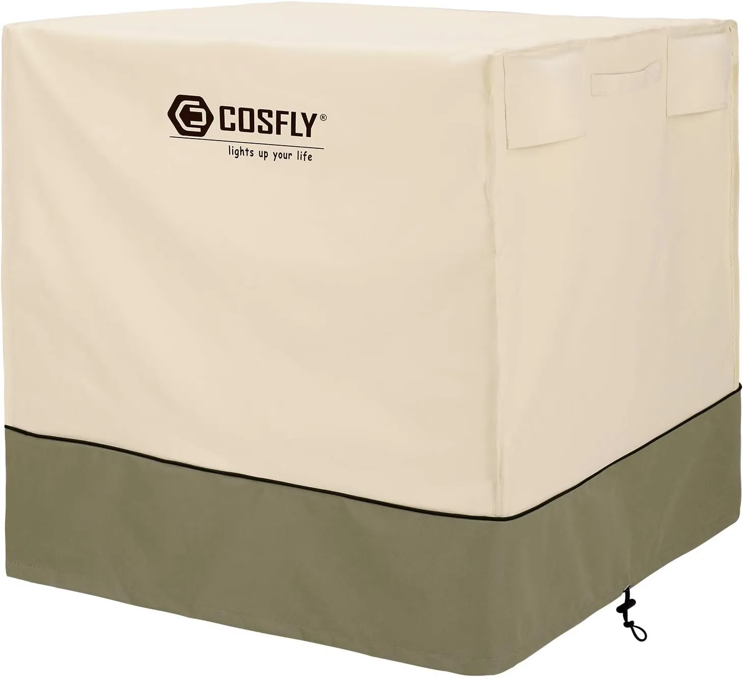 COSFLY Air Conditioner Cover for Outside Units-Durable AC Cover Water Resistant Fabric Windproof Design -Square Fits up to 30 x 30 x 36 inches