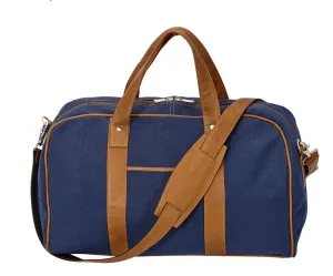 Country Club Duffel Bag in Canvas with Colombian Leather