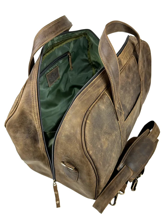 Country Club Duffel Bag in Crazy Horse Leather
