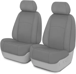 Covercraft Carhartt SeatSaver Custom Seat Covers | Fits 2005-2015 Toyota Tacoma | 1st Row Bucket Seats, Duck Weave Gravel
