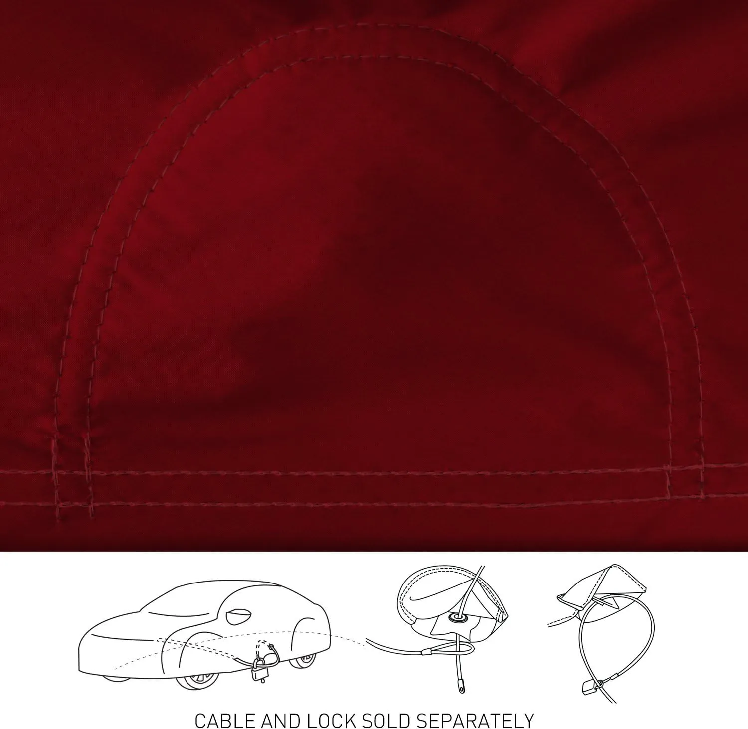 Coverking Custom Fit Car Cover for Select Porsche Boxster Models - Stormproof (Red)