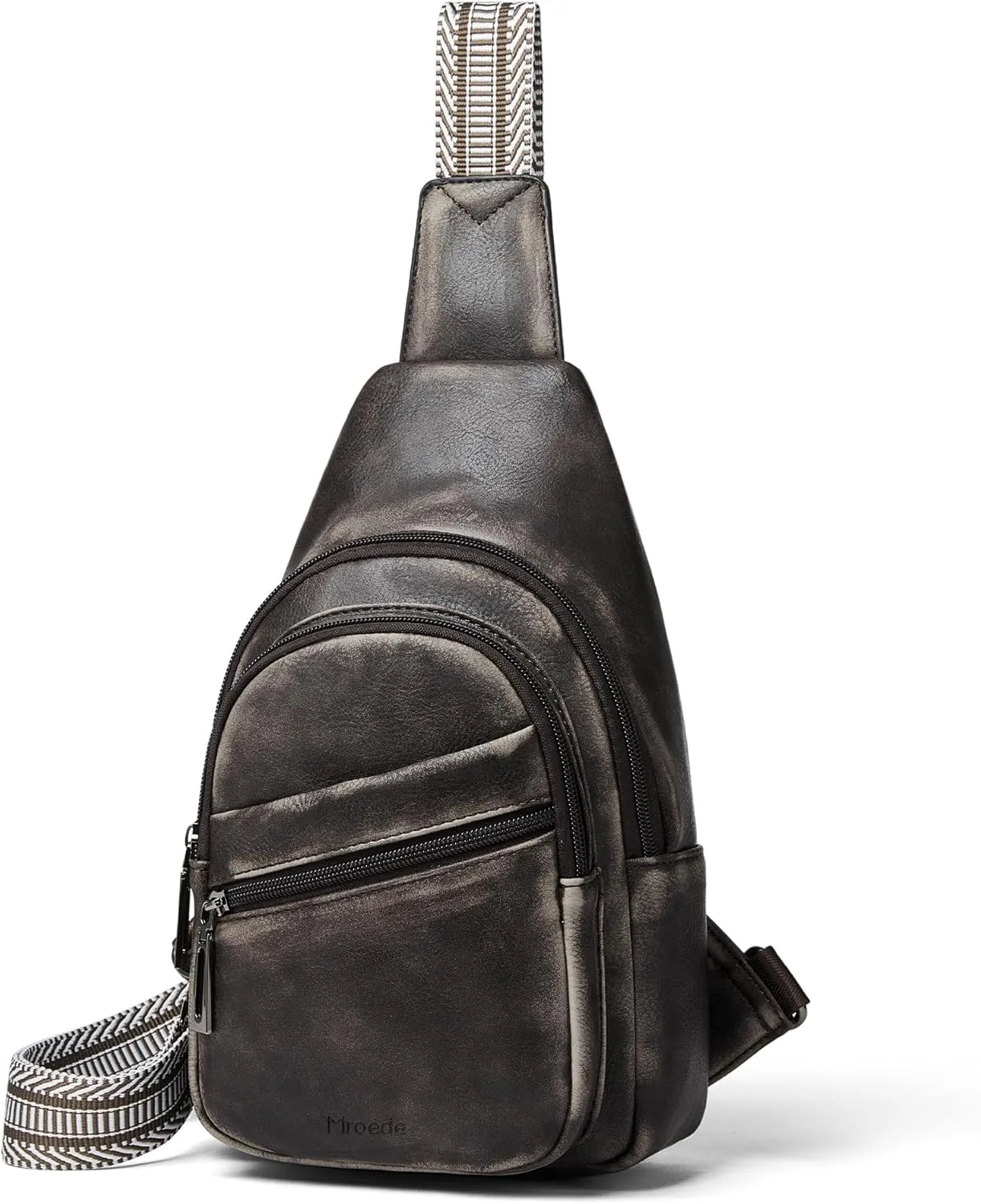Crossbody Bags for Women Men Sling Bag 5 Pockets Fanny Pack Sling Backpack Chest Daypack Travel Purse Anti Theft