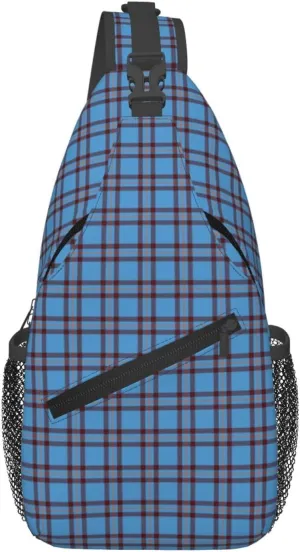 Crossbody Sling Backpack Clan Elliot Ancient Tartan Shoulder Chest Bag Daypack for Traveling Sport