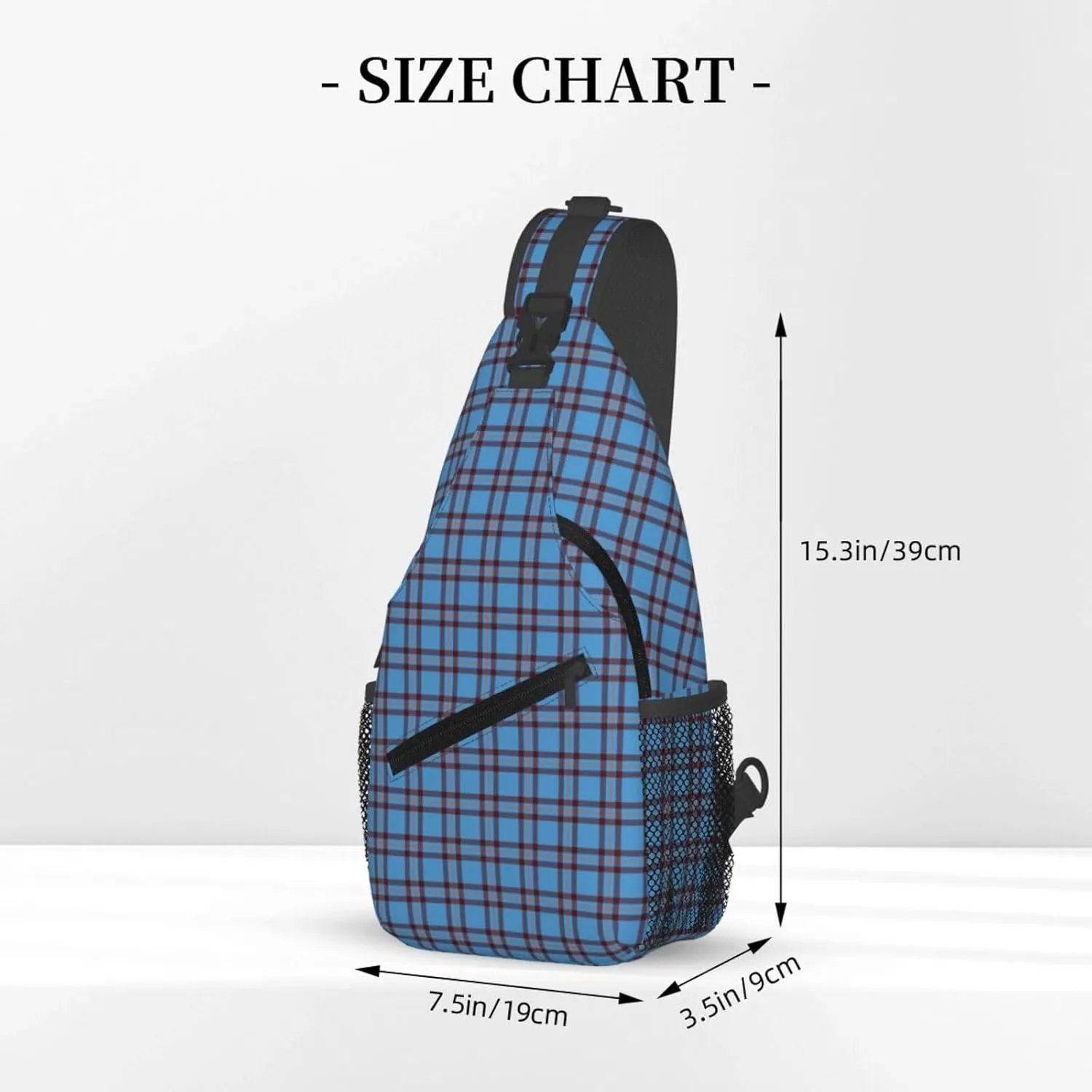 Crossbody Sling Backpack Clan Elliot Ancient Tartan Shoulder Chest Bag Daypack for Traveling Sport