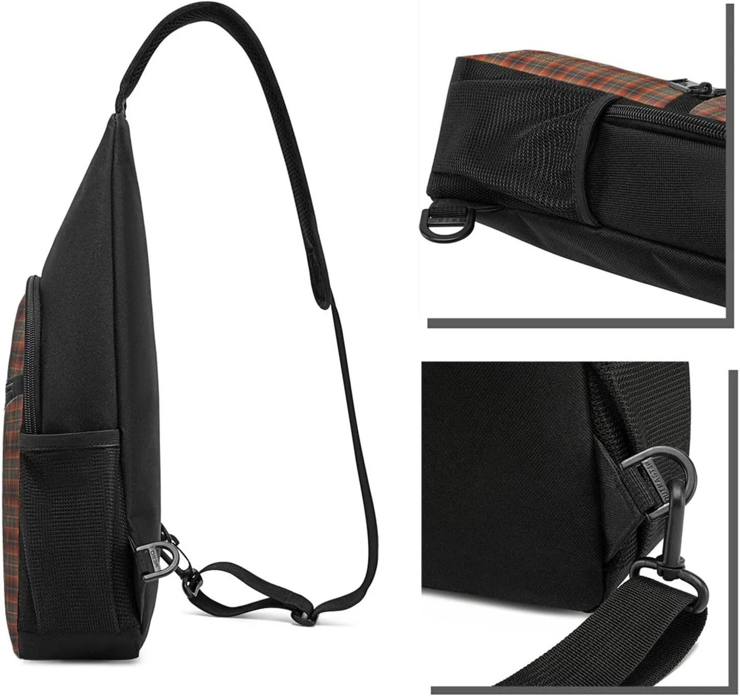 Crossbody Sling Backpack Innes Ancient Tartan Shoulder Chest Bag Daypack for Traveling Sport