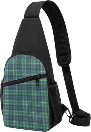 Crossbody Sling Backpack MacNeil of Colonsay Ancient Tartan Shoulder Chest Bag Daypack for Traveling Sport