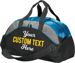 Custom Athletic Travel Duffel Bag - Add Your Custom Text