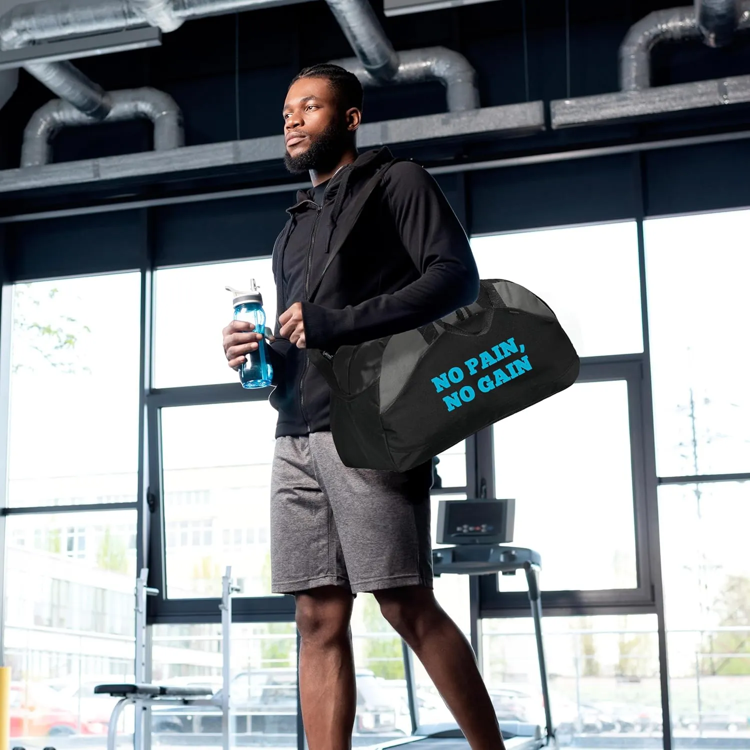 Custom Athletic Travel Duffel Bag - Add Your Custom Text