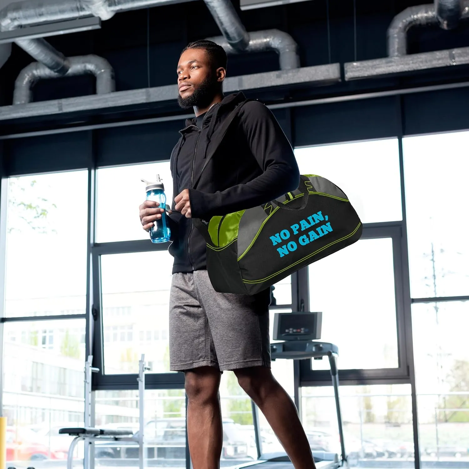 Custom Athletic Travel Duffel Bag - Add Your Custom Text