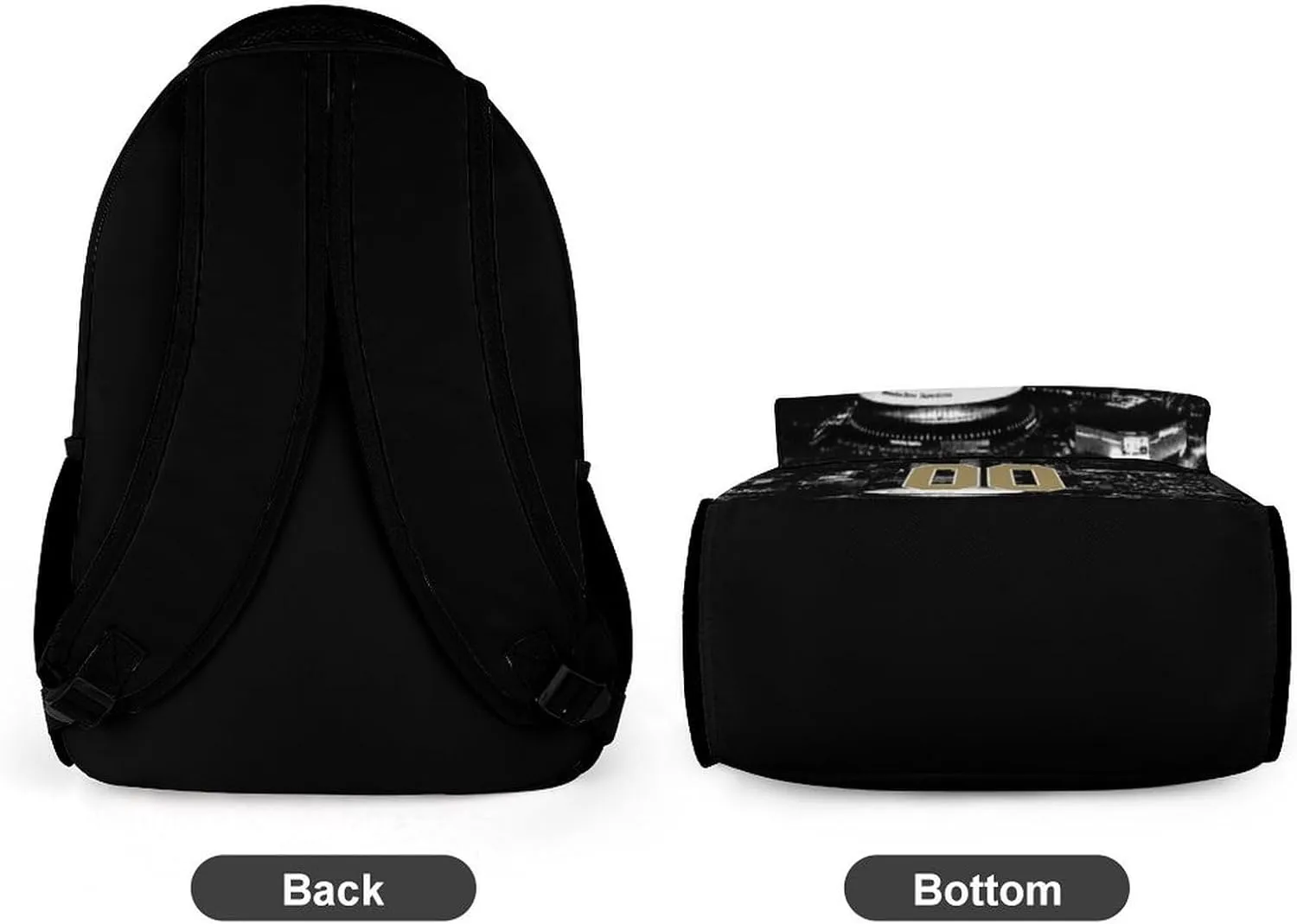 Custom Football Backpacks City Team Court Schoolbags Personalized Name Number Travel Camp Children Bag Fans Gift
